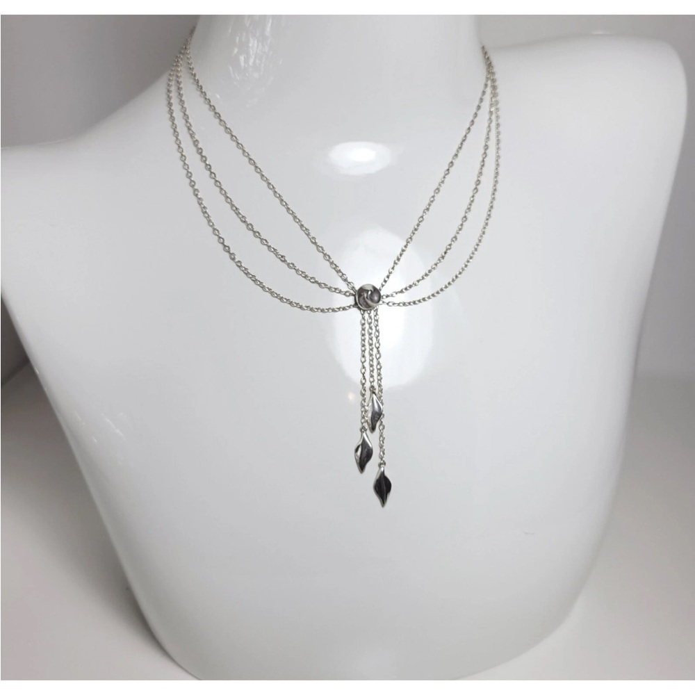 Tiffany & Co amazing 925 RARE necklace!  With leaves!  Just stunning!